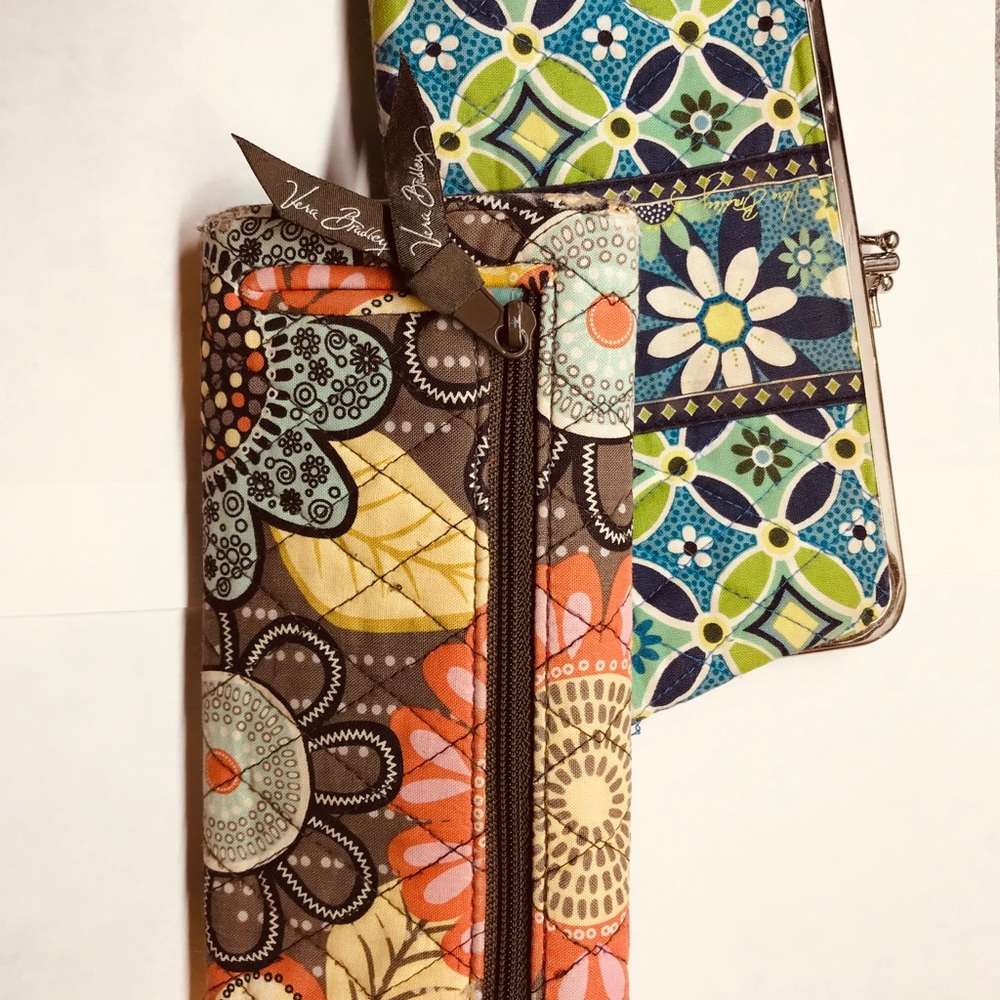 Lot of 2 vera Bradley wallets need tlc